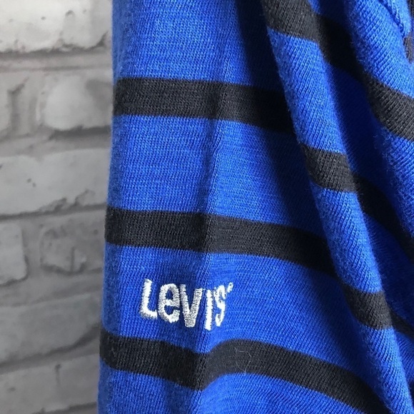 Levi’s blue and black long sleeve top, NWT medium - Picture 5 of 9
